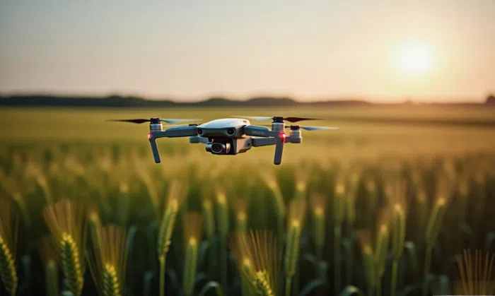 科技 “飞” 入罗江麦田：无人机筑牢春管 “防护堡垒”