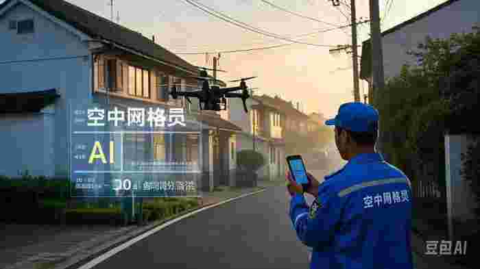 无人机"慧眼"：张家桥村的空中治理革命