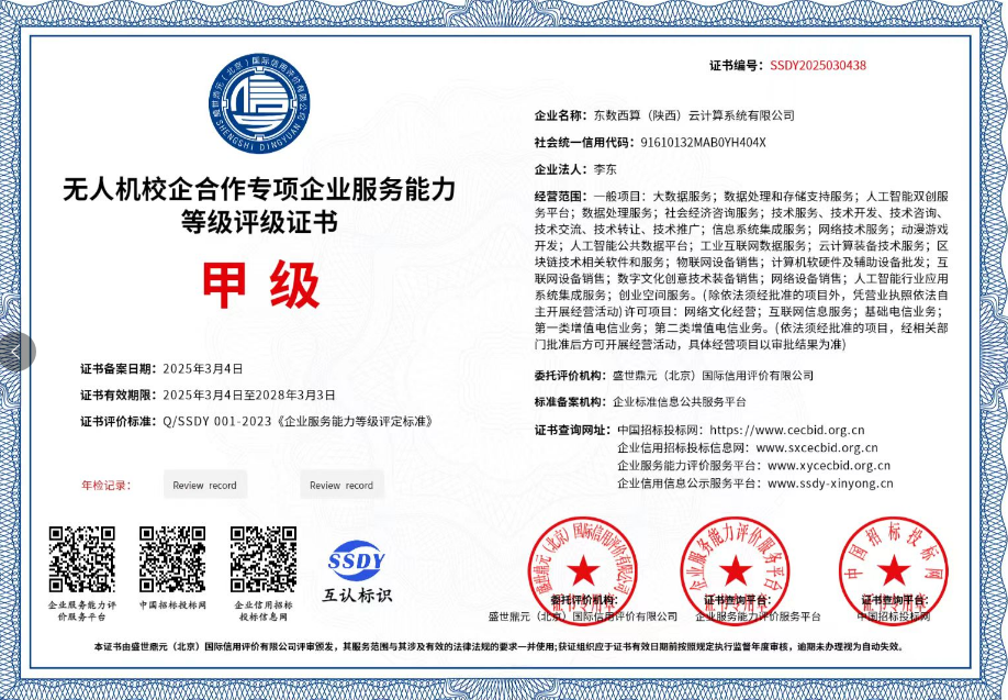 无人机企业必备资质:专项企业服务能力等级证书详解(图2) 无人机企业必备资质:专项企业服务能力等级证书详解(图2)