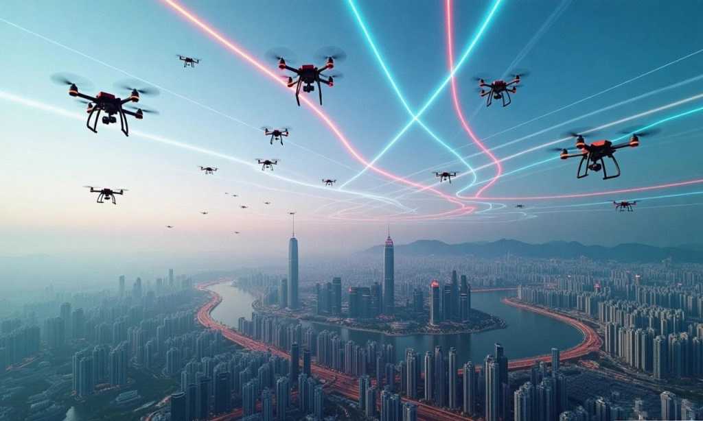 深圳低空经济飞出“新高度”，开通近300条无人机航线(图1)