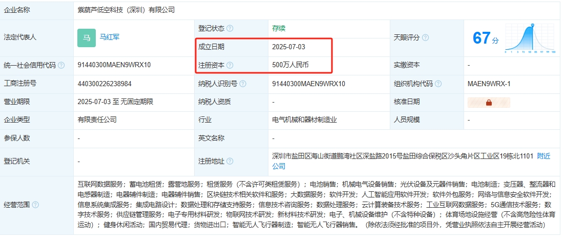 紫葫芦低空科技（深圳）有限公司 百科(图1)