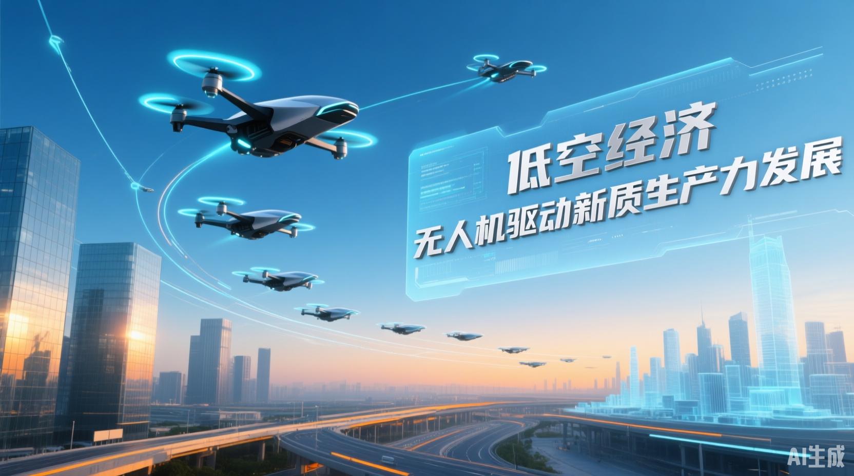 低空经济，无人机驱动新质生产力发展(图1)