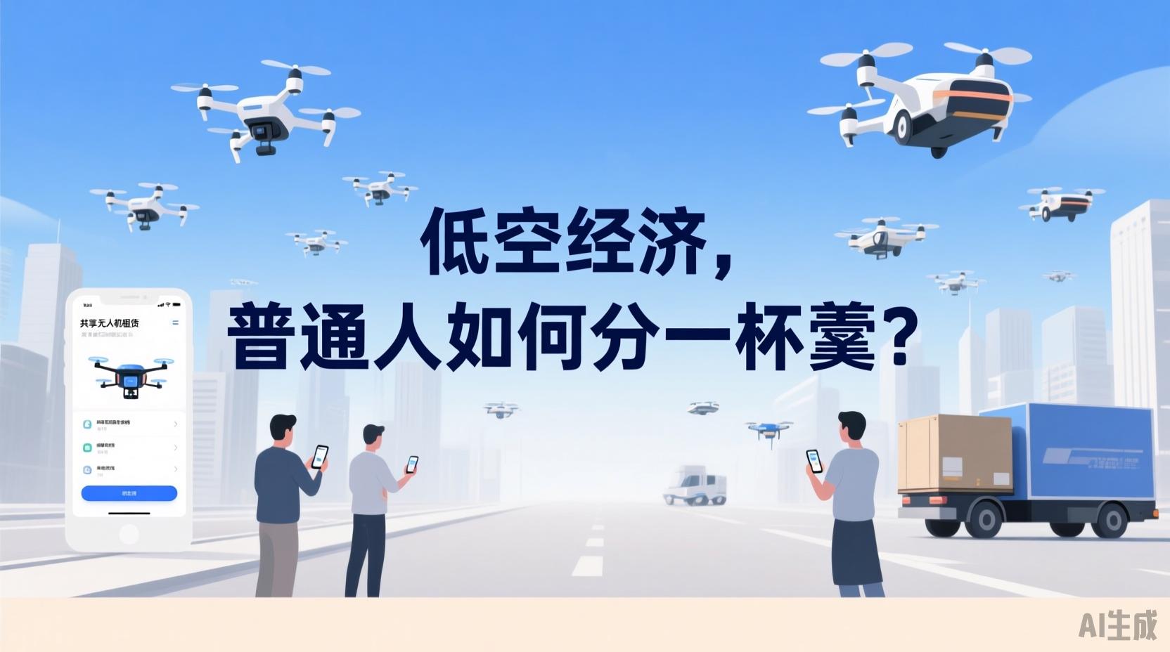 低空经济，普通人如何分一杯羹？(图1)