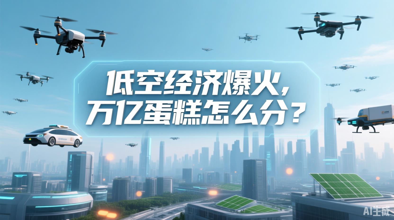 低空经济爆火，万亿蛋糕怎么分？(图1)