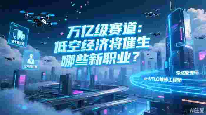 万亿级赛道，低空经济将催生哪些新职业？