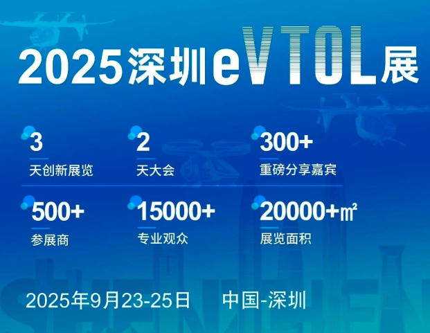 2025 深圳 eVTOL 产业发展大会暨低空经济展览会(图1)