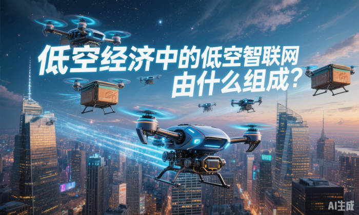 低空经济中的低空智联网由什么组成？(图1)