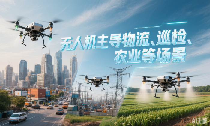 无人机主导物流、巡检、农业等场景(图1)