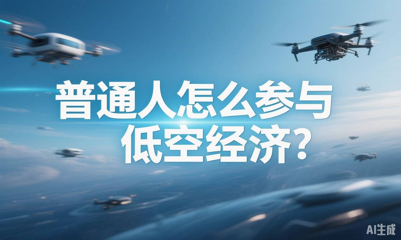 普通人怎么参与低空经济？(图1)