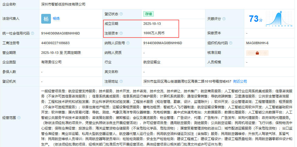 深圳市智都低空科技有限公司 百科(图1)