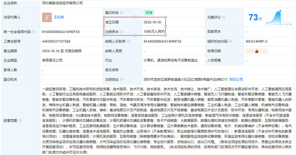 深圳乘势低空经济有限公司 百科(图1)