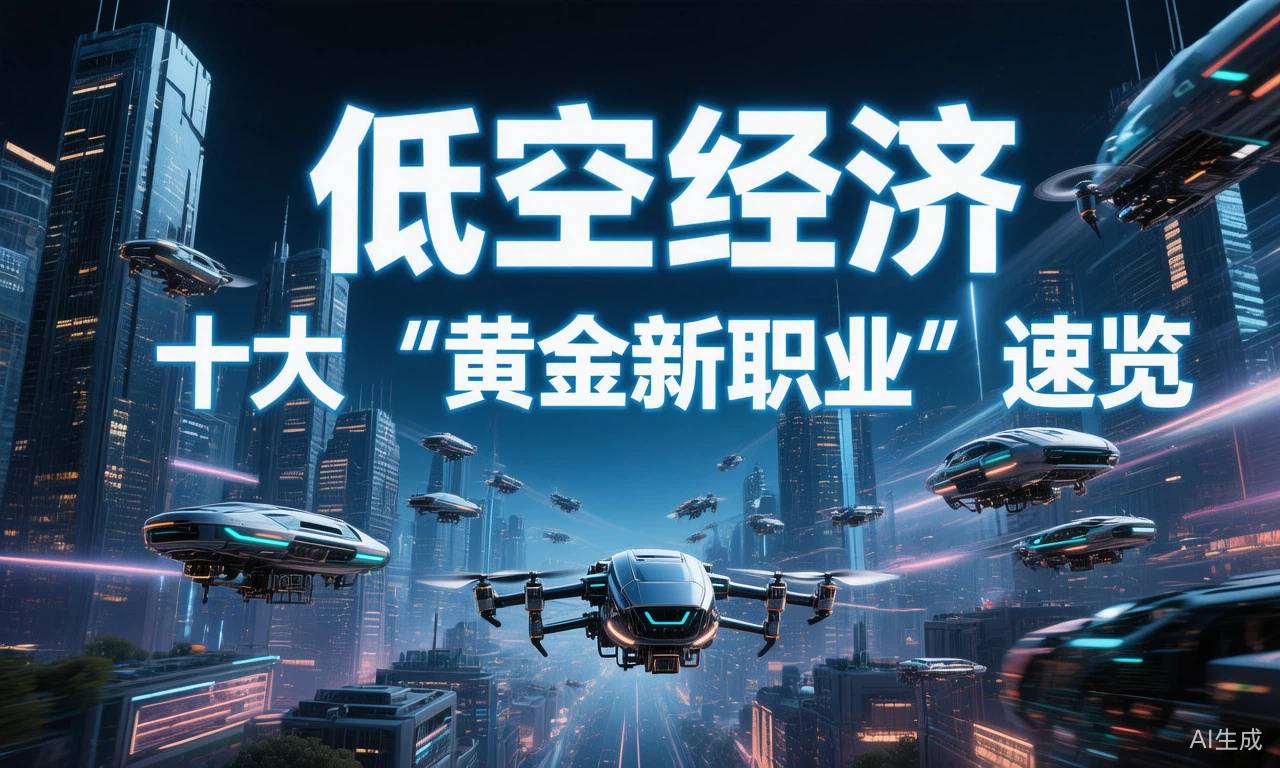 低空经济，十大“黄金新职业”速览(图1)