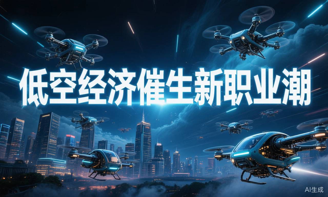 低空经济催生新职业潮(图1) 低空经济催生新职业潮(图1)
