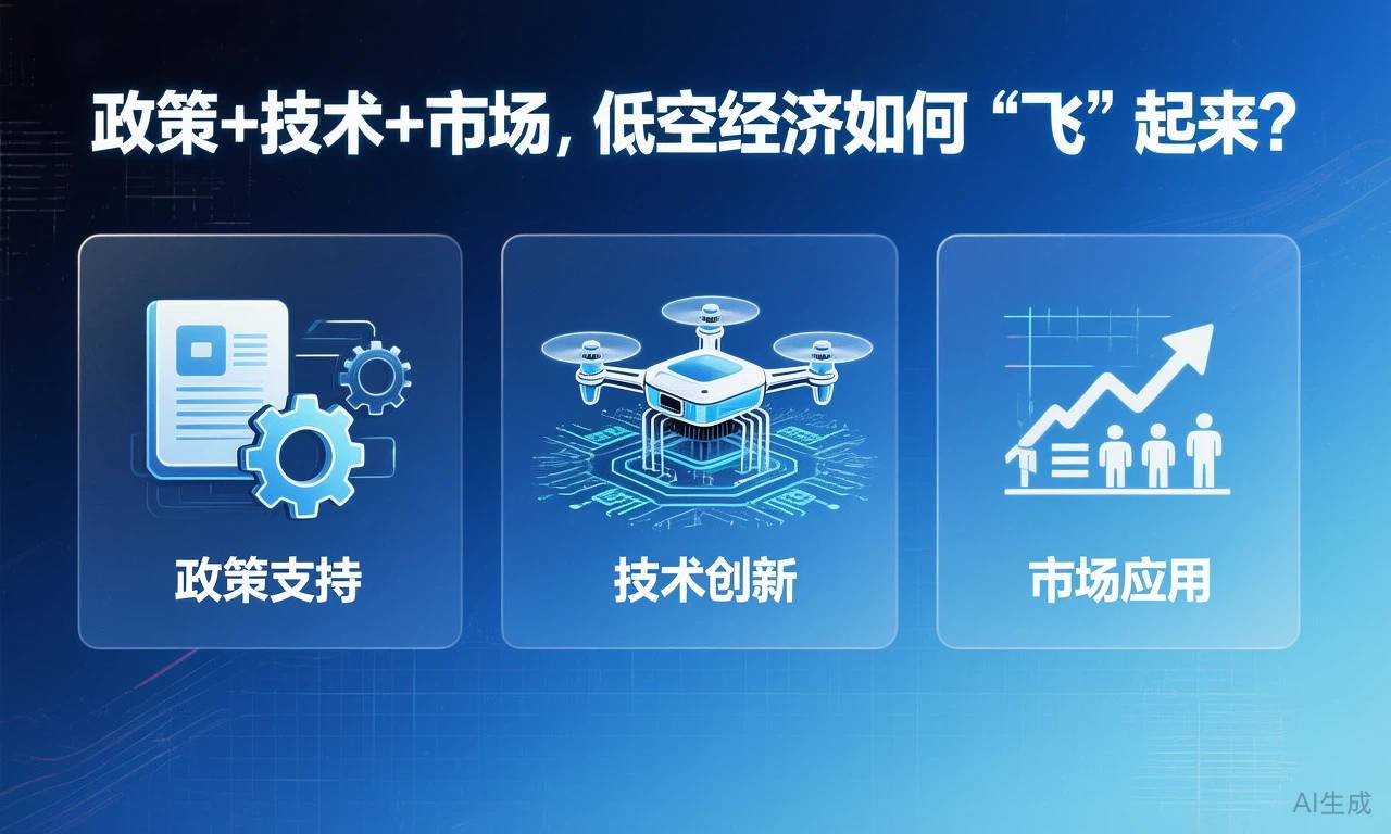 政策+技术+市场，低空经济如何“飞”起来？(图1)