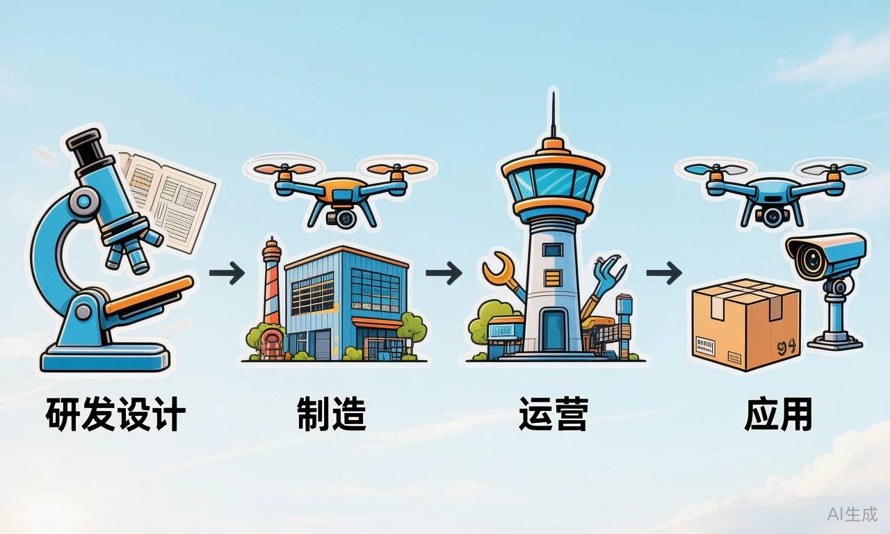 低空经济产业链有哪些环节？