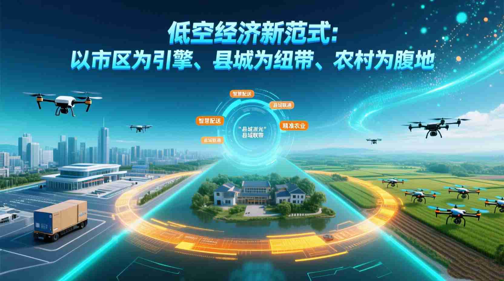 2026年低空经济为何要以市区为引擎、县城为纽带、农村为腹地,(图1) 2026年低空经济为何要以市区为引擎、县城为纽带、农村为腹地,(图1)