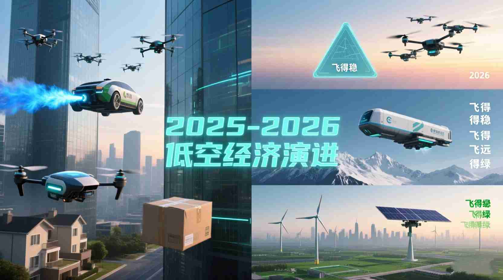 回看2025低空出行、低空氢能源、低空物流、无人机等低空行业高速发展,展望2026的关键是“飞得稳、飞得远、飞得绿”(图1) 回看2025低空出行、低空氢能源、低空物流、无人机等低空行业高速发展,展望2026的关键是“飞得稳、飞得远、飞得绿”(图1)