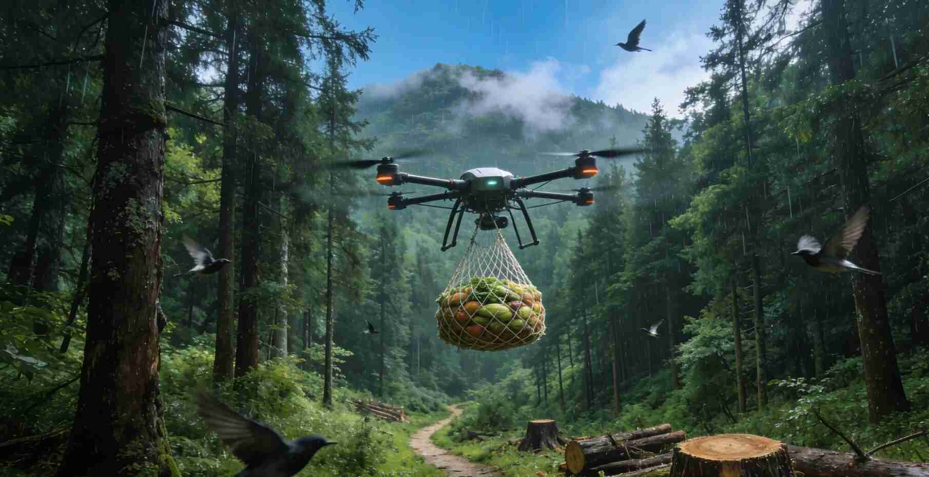 天路通途:鄂西北山区的无人机物流革命(图1) 天路通途:鄂西北山区的无人机物流革命(图1)