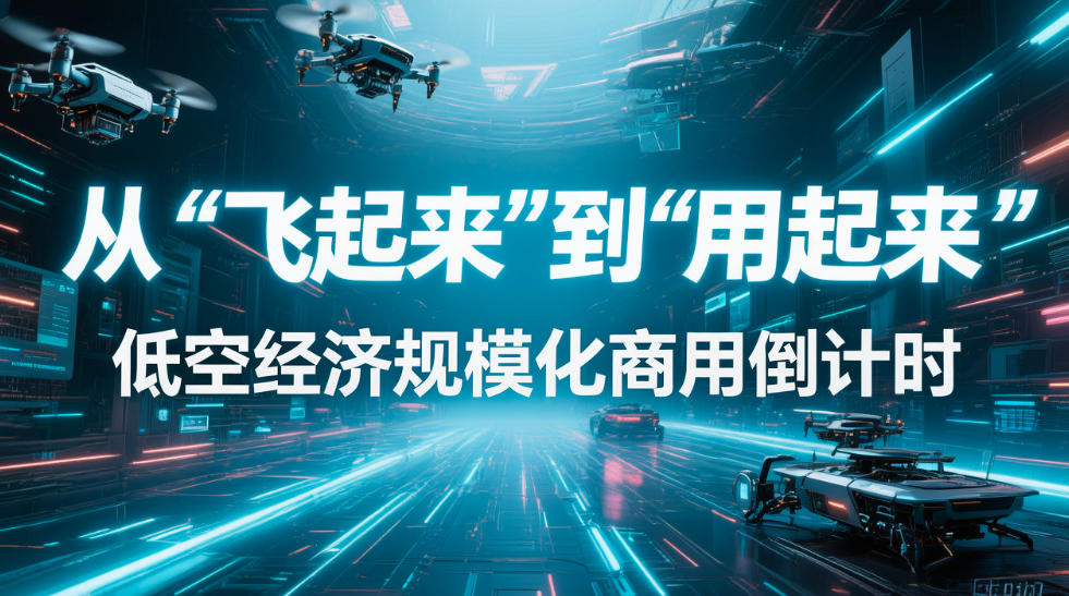 从“飞起来”到“用起来”，低空经济规模化商用倒计时