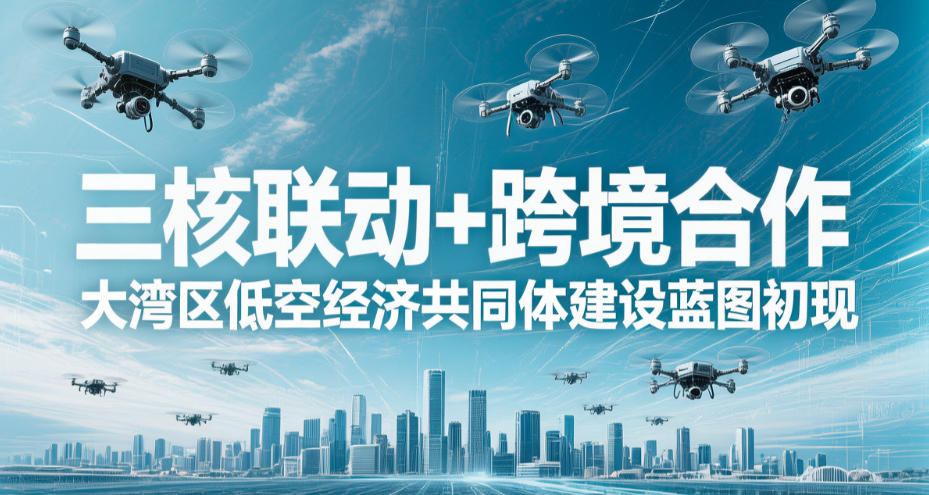 "三核联动+跨境合作"，大湾区低空经济共同体建设蓝图初现(图1)