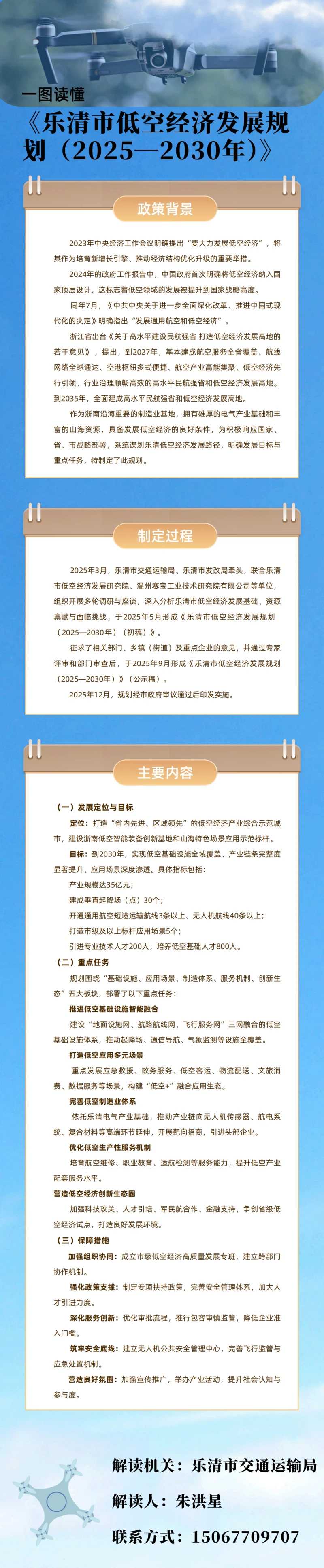 一图读懂《乐清市低空经济发展规划（2025-2030年）》(图2)