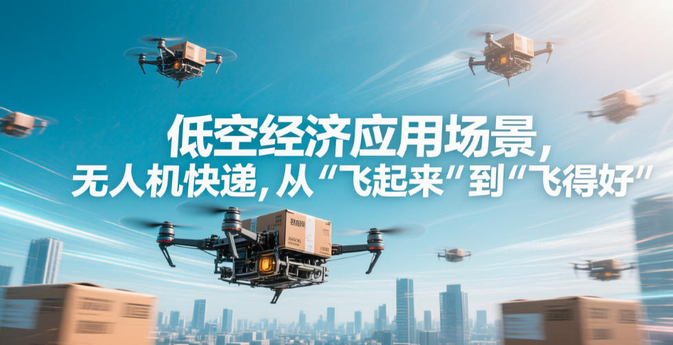 低空经济应用场景，无人机快递，从“飞起来”到“飞得好”(图1)