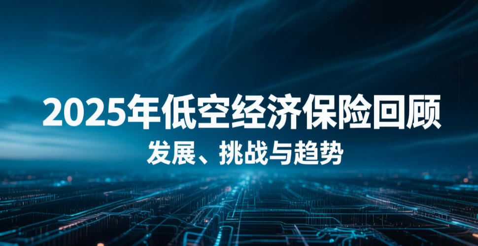 2025年低空经济保险回顾，发展、挑战与趋势(图1)