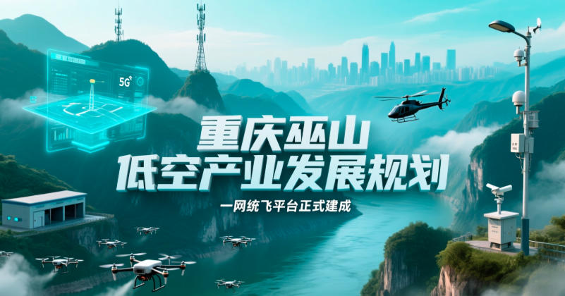重庆巫山发布低空产业发展规划，巫山建成“一网统飞”平台(图1)