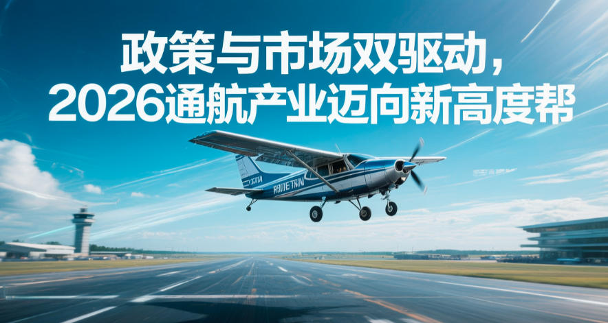 政策与市场双驱动,2026通航产业迈向新高度(图1) 政策与市场双驱动,2026通航产业迈向新高度(图1)