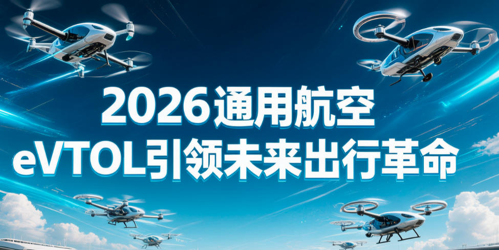 2026通用航空,eVTOL引领未来出行革命(图1) 2026通用航空,eVTOL引领未来出行革命(图1)