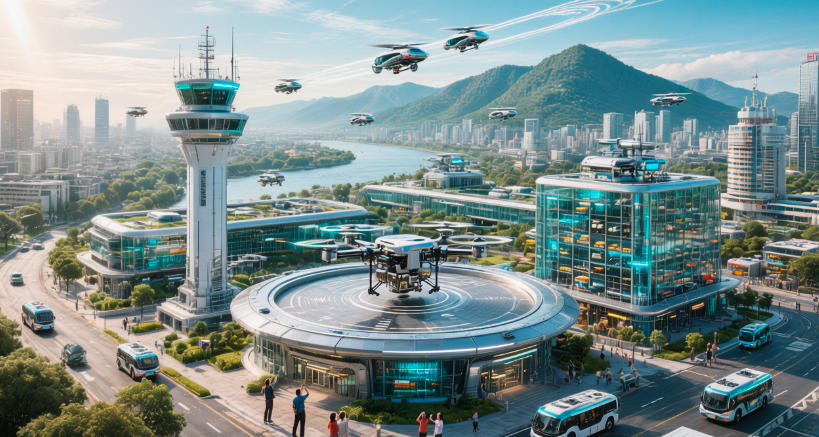 长沙发布低空经济“路线图”:打造西片区示范区,构建研发制造运营全生态(图1) 长沙发布低空经济“路线图”:打造西片区示范区,构建研发制造运营全生态(图1)