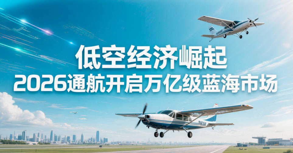 低空经济崛起，2026通航开启万亿级蓝海市场(图1)
