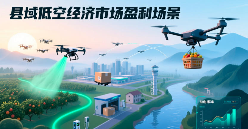 县域低空经济市场盈利场景有哪些？(图1)