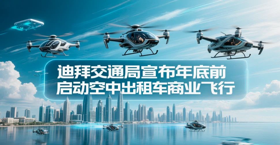 迪拜交通局宣布年底前启动空中出租车商业飞行(图1)