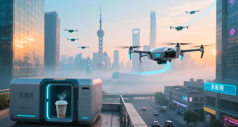 上海低空智慧物流走廊示范航线投用(图1)