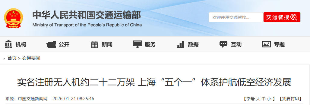 实名注册无人机约二十二万架 上海“五个一”体系护航低空经济发展(图1)