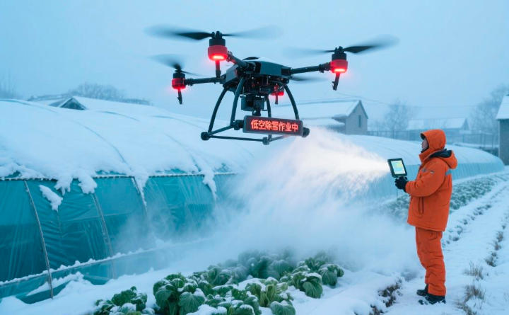 一场暴雪,吹出中国低空经济的“烟火气”:无人机除雪如何从救命服务变成致富新路?(图1) 一场暴雪,吹出中国低空经济的“烟火气”:无人机除雪如何从救命服务变成致富新路?(图1)