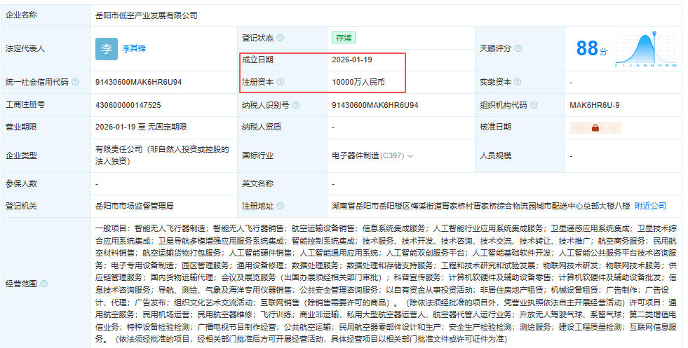 岳阳市低空产业发展有限公司 百科