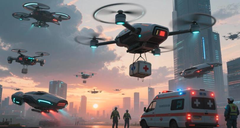 从医疗应急到商业配送：杭州中心城区开启低空配送，构建城市空中物流闭环(图1)