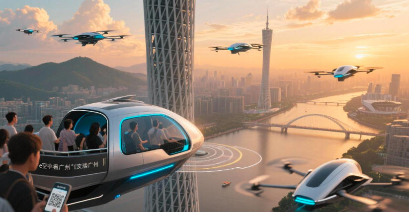 广州塔设起降点推低空观光项目：烟火气里的“空中出租车”正在起飞