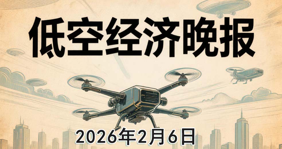 2026低空经济晚报：2月6日 晚20点