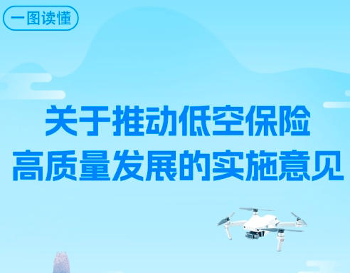 一图读懂丨国家发展改革委 金融监管总局 中国民航局关于推动低空保险高质量发展的实施意见