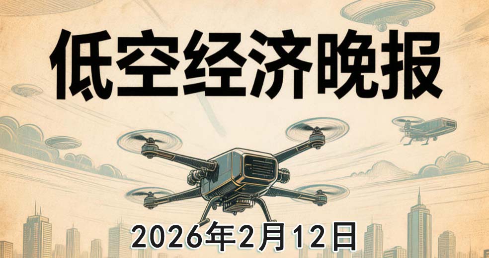 2026低空经济晚报：2月12日 晚20点