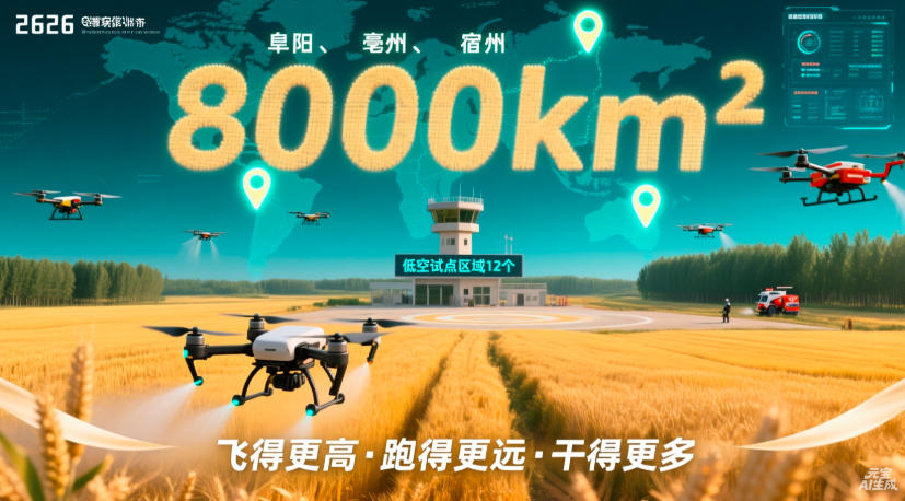 安徽扩试飞空域，助力农用无人机：当“飞的”不是载人，而是撒农药