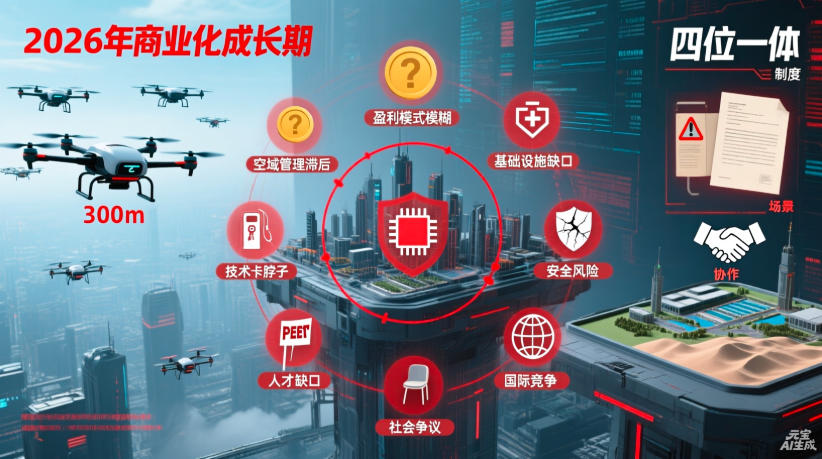 低空经济商业化的主要挑战是什么？(图1)