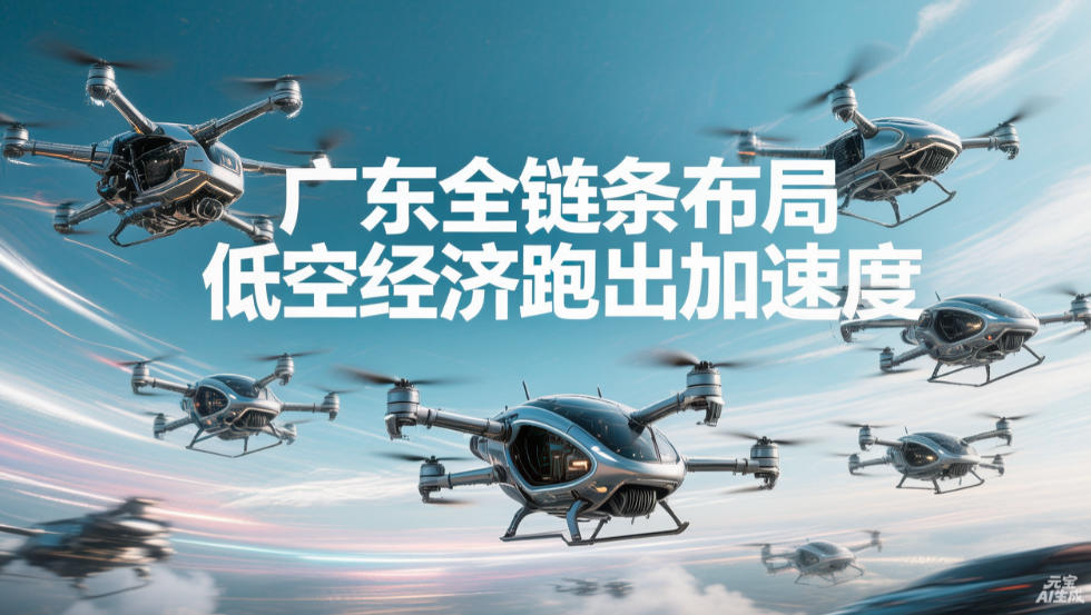广东全链条布局，低空经济跑出加速度(图1)