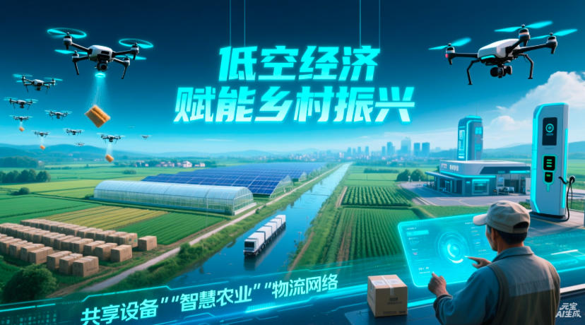 低空经济共享模式如何推动乡村振兴(图1)