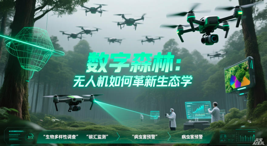 数字森林：无人机如何革新生态学