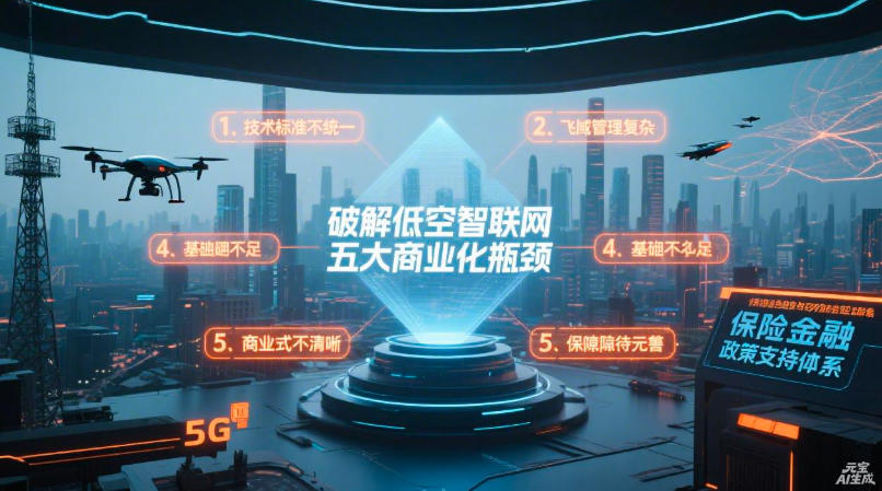 如何解决低空智联网的五大商业化瓶颈？