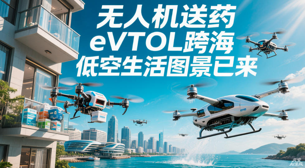 无人机送药、eVTOL跨海，低空生活图景已来